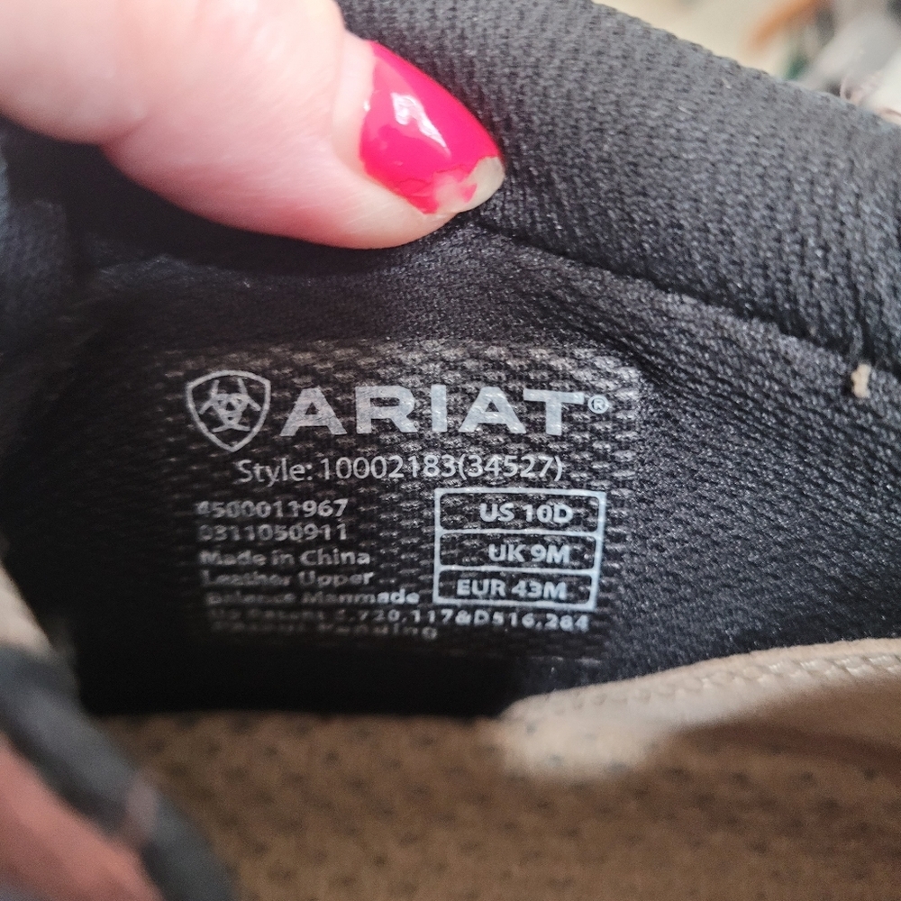 Ariat Terrain Waterproff Ankle Hiking Boots Women's 9 In New Condition Copper - Picture 7 of 7